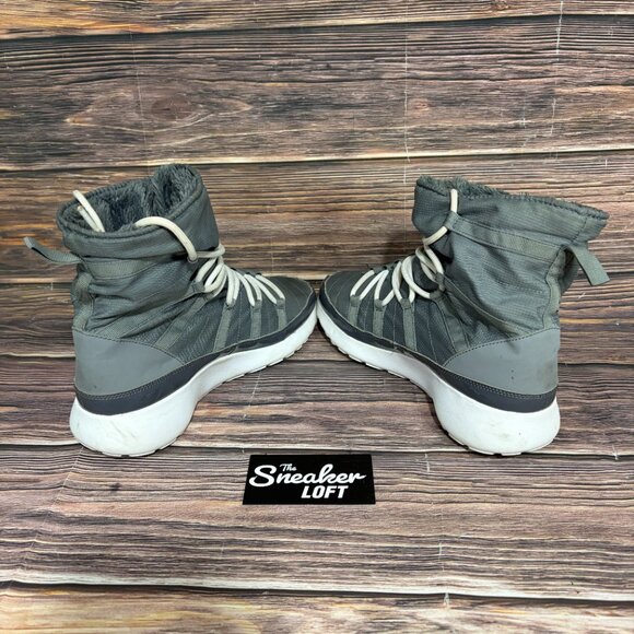 Nike Roshe One Hi Women's Gray Lace Up Boots Size 8.5 - Picture 5 of 8